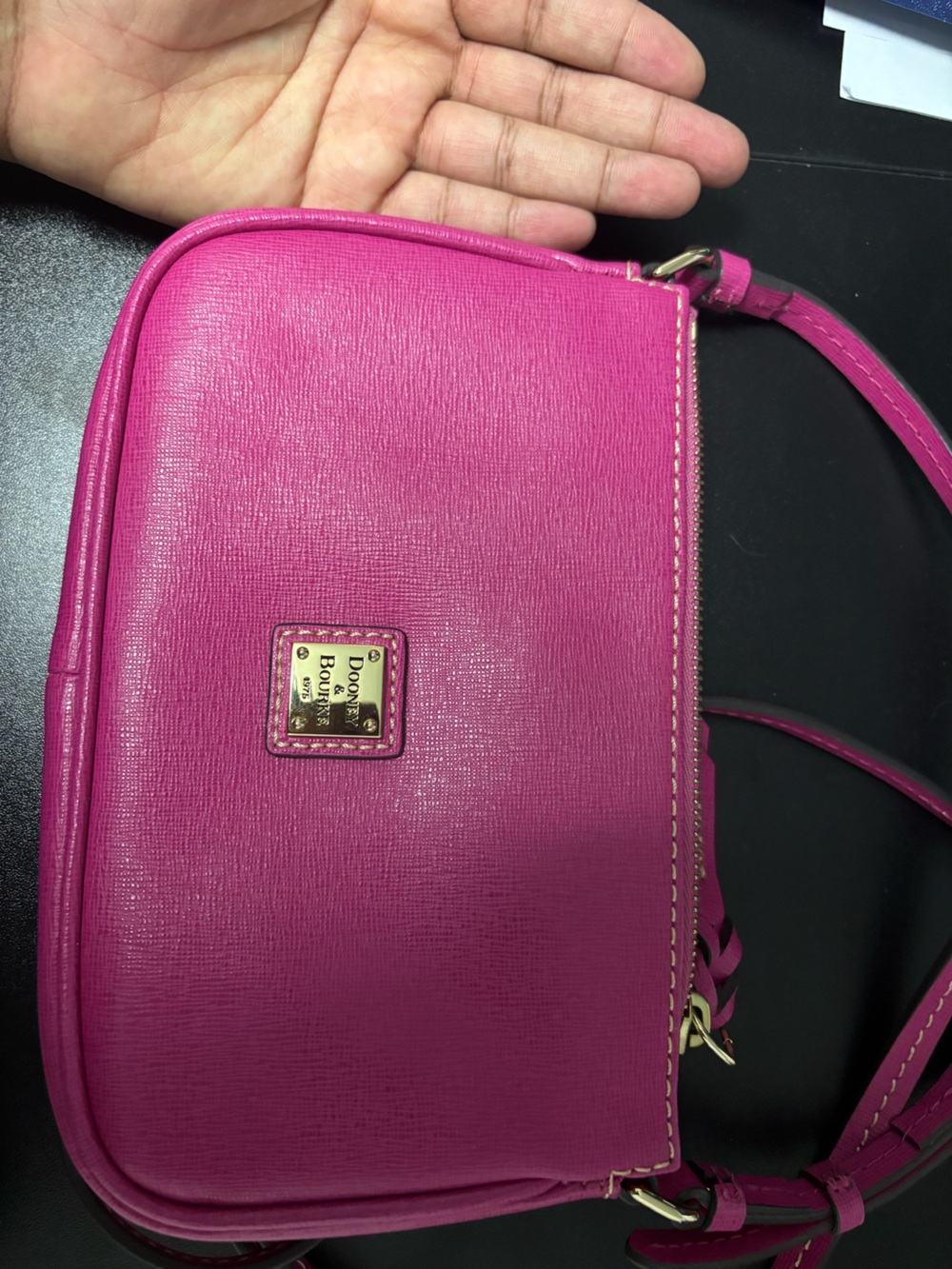 Dooney & Bourke Hot Pink Crossbody Bag - Picture 2 of 3